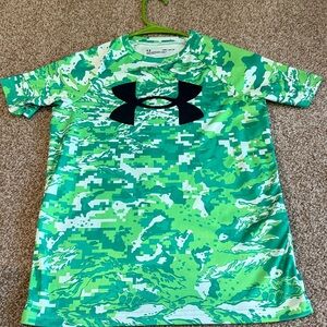 Under Armour Digital Camo Tee in Green and Black
